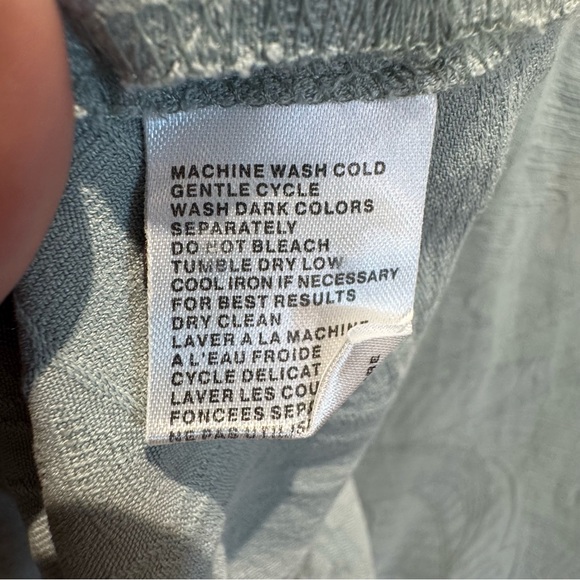 Tommy Bahama Men's XL Short Sleeve Button Down Light Green 100% Silk - Picture 7 of 8